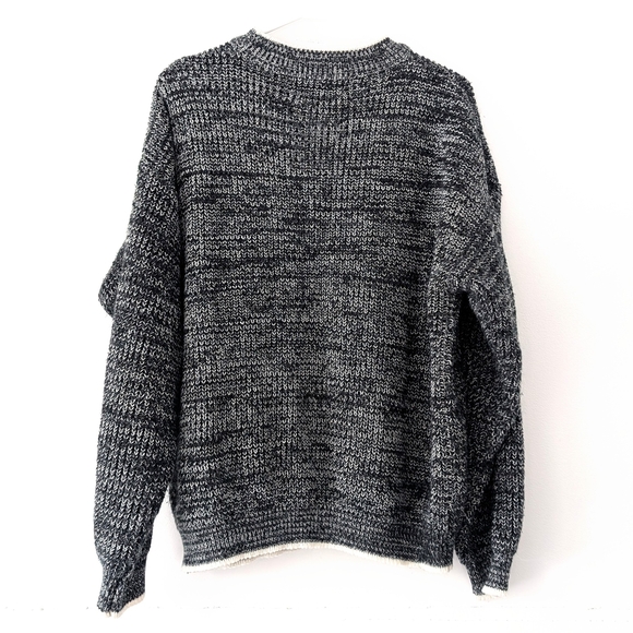 Vintage Street Scenes Eagle Leather Patch Sweater David Rose–Core Med.Men XL.Wom - Picture 8 of 9